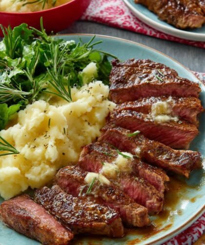 Pan-Fried Ribeye Steak Recipe