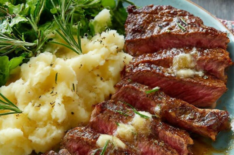 Pan-Fried Ribeye Steak Recipe