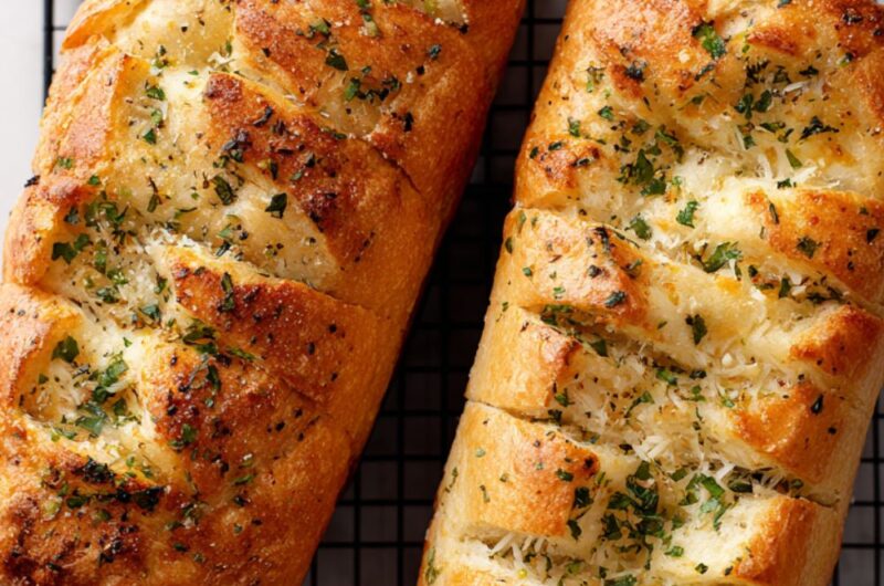 Pull-Apart Garlic Bread Recipe