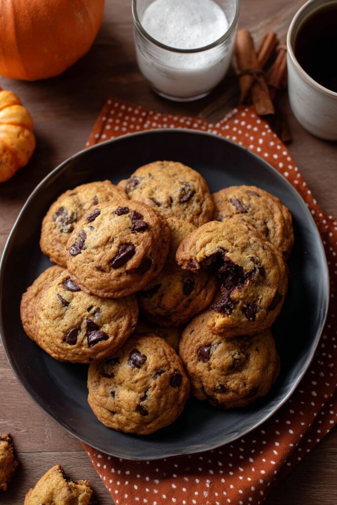 Pumpkin Chocolate Chip Cookies Recipe