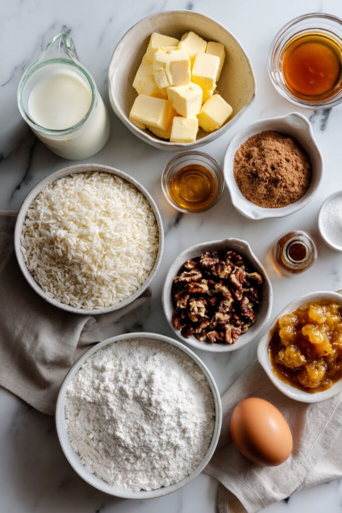 Rice Pudding with Caramel-Pecan Sauce Recipe