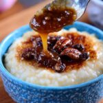 Rice Pudding with Caramel-Pecan Sauce Recipe