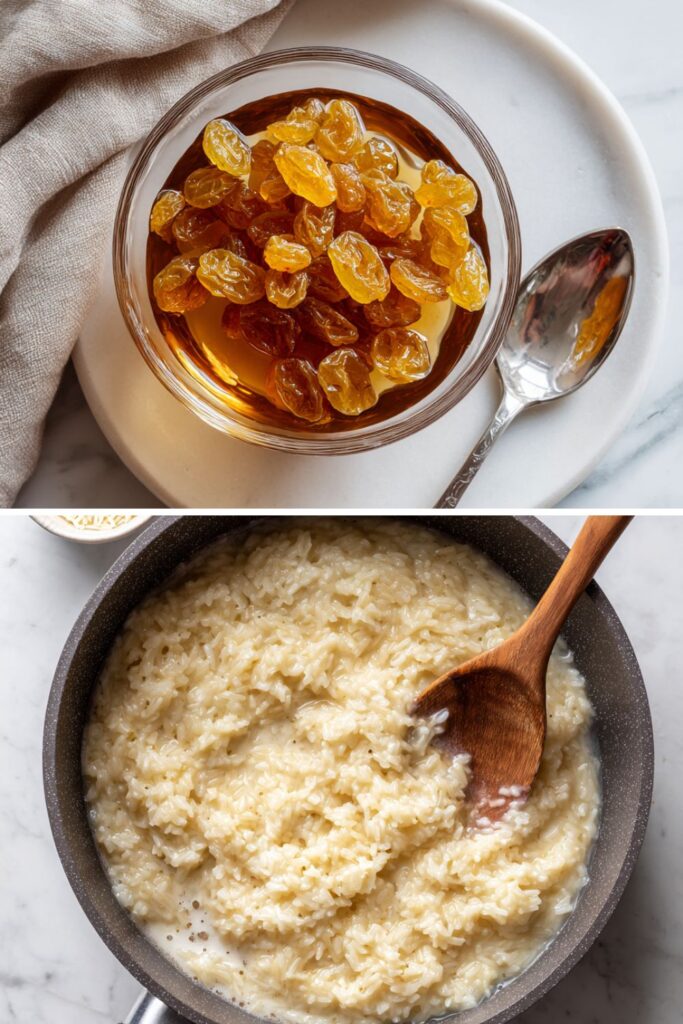 Rice Pudding with Caramel-Pecan Sauce Recipe