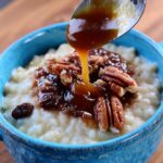 Rice Pudding with Caramel-Pecan Sauce Recipe