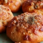 Rosemary-Onion Bread with Blue Cheese Topping Recipe