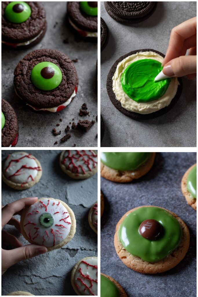 Sandwich Cookie Eyeballs Recipe