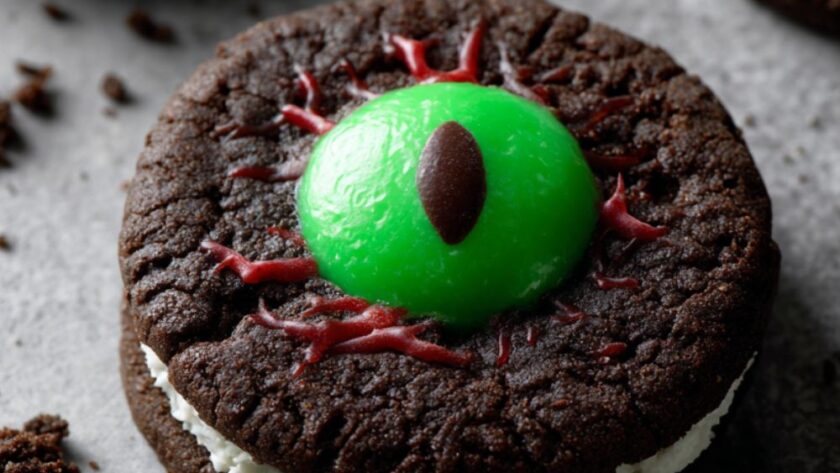 Sandwich Cookie Eyeballs Recipe
