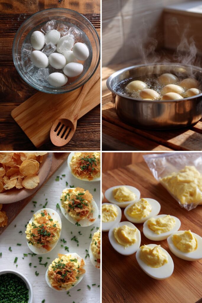 Sour Cream and Onion Deviled Eggs Recipe