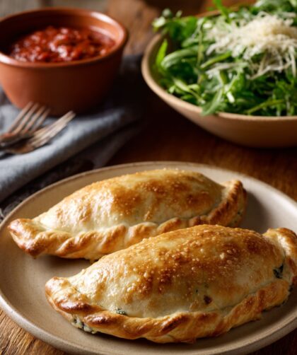 Spinach-Artichoke Calzones Recipe