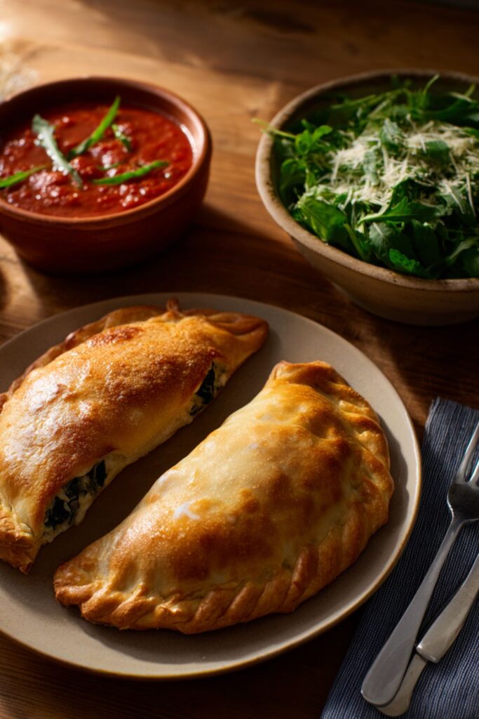 Spinach-Artichoke Calzones Recipe