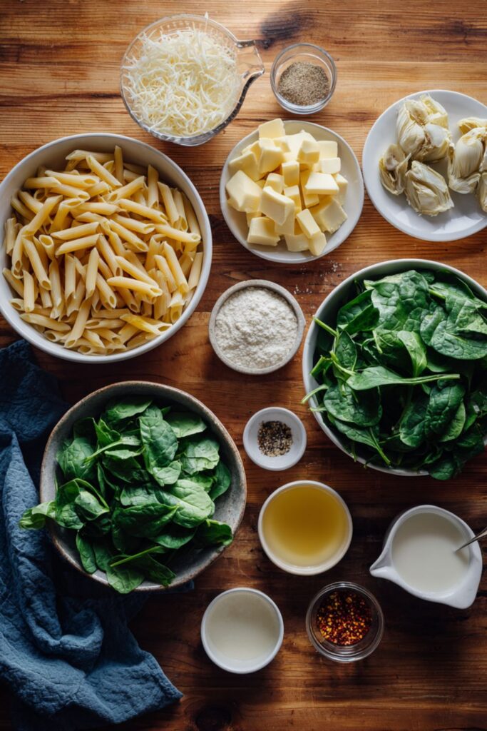 Spinach Artichoke Pasta Recipe