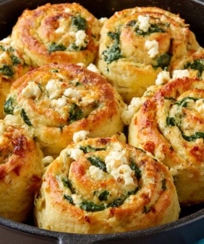 Spinach-Feta Buns Recipe