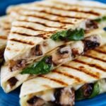 Spinach and Mushroom Quesadillas Recipe